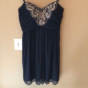 Navy Blue Homecoming/Prom Dress 🌈